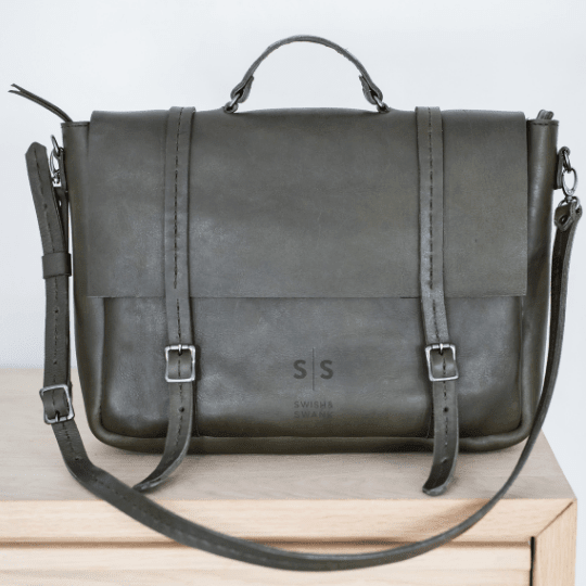 Premium Leather Boaz Briefcase 2.1 - SWISH AND SWANK INTERNATIONAL