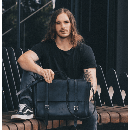 Premium Leather Boaz Briefcase 2.1 - SWISH AND SWANK INTERNATIONAL