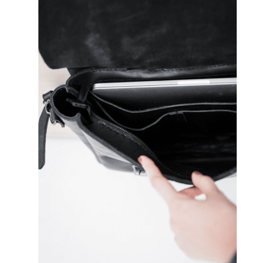 Premium Leather Boaz Briefcase 2.1 - SWISH AND SWANK INTERNATIONAL