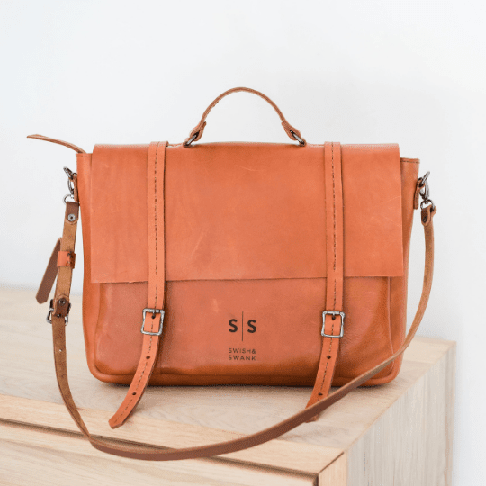 Premium Leather Boaz Briefcase 2.1 - SWISH AND SWANK INTERNATIONAL