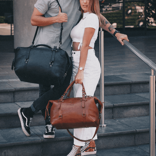 Premium Leather Duffle Bag 2.1 - SWISH AND SWANK INTERNATIONAL