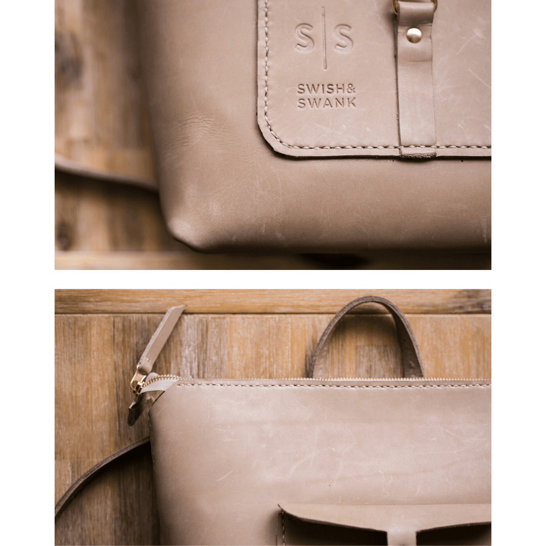 Premium Leather Ladies Backpack - SWISH AND SWANK INTERNATIONAL