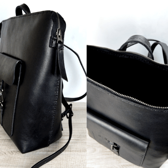 Premium Leather Ladies Backpack - SWISH AND SWANK INTERNATIONAL