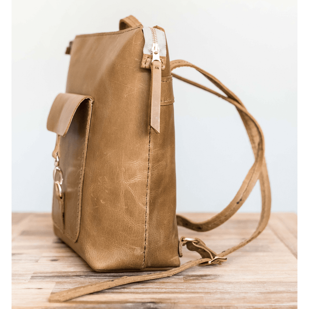 Premium Leather Ladies Backpack - SWISH AND SWANK INTERNATIONAL