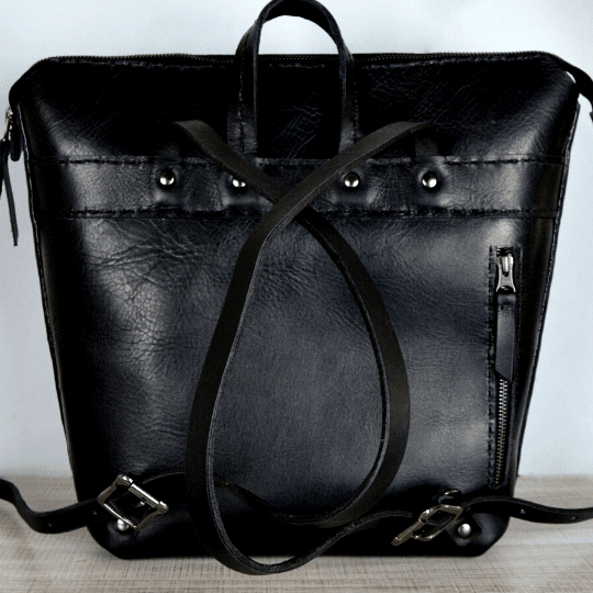 Premium Leather Ladies Backpack - SWISH AND SWANK INTERNATIONAL