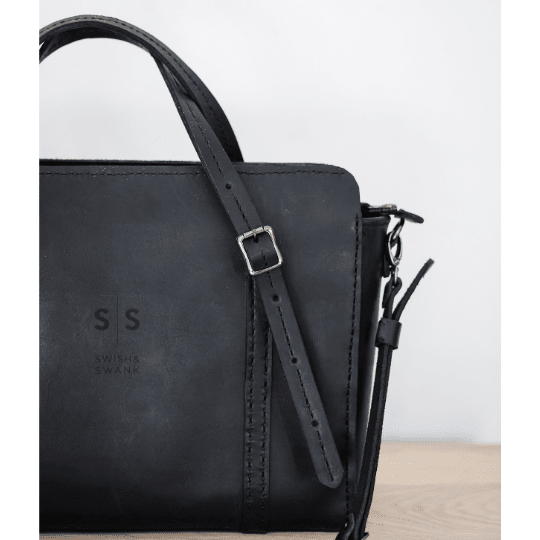 Premium Leather Ladies Briefcase - SWISH AND SWANK INTERNATIONAL