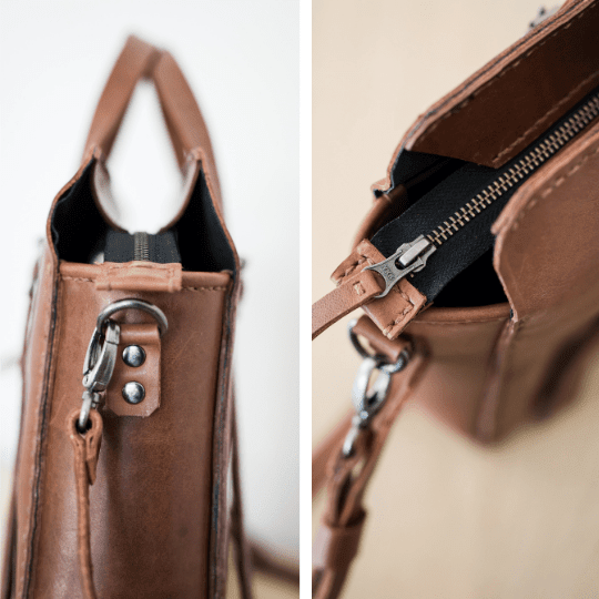 Premium Leather Ladies Briefcase - SWISH AND SWANK INTERNATIONAL