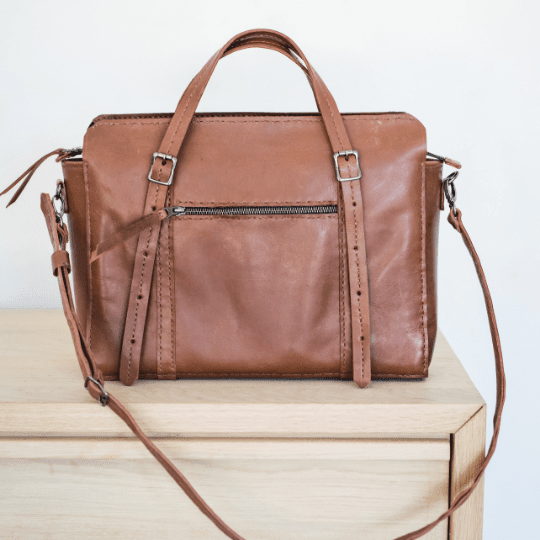 Premium Leather Ladies Briefcase - SWISH AND SWANK INTERNATIONAL