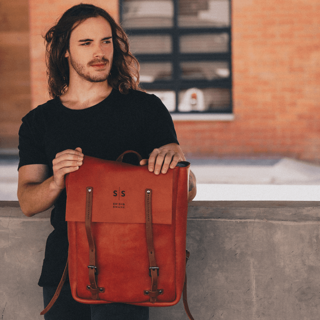 Premium Leather Noah Backpack 2.1 - SWISH AND SWANK INTERNATIONAL