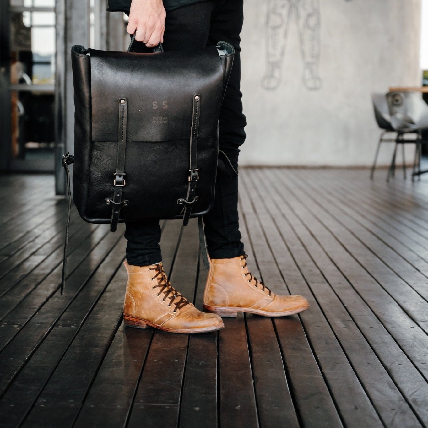 Premium Leather Noah Backpack 2.1 - SWISH AND SWANK INTERNATIONAL