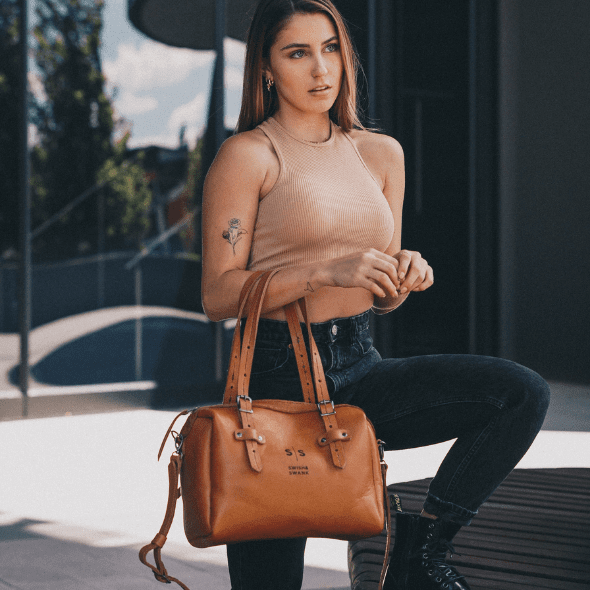 Premium Leather Priscilla Handbag 2.1 - SWISH AND SWANK INTERNATIONAL