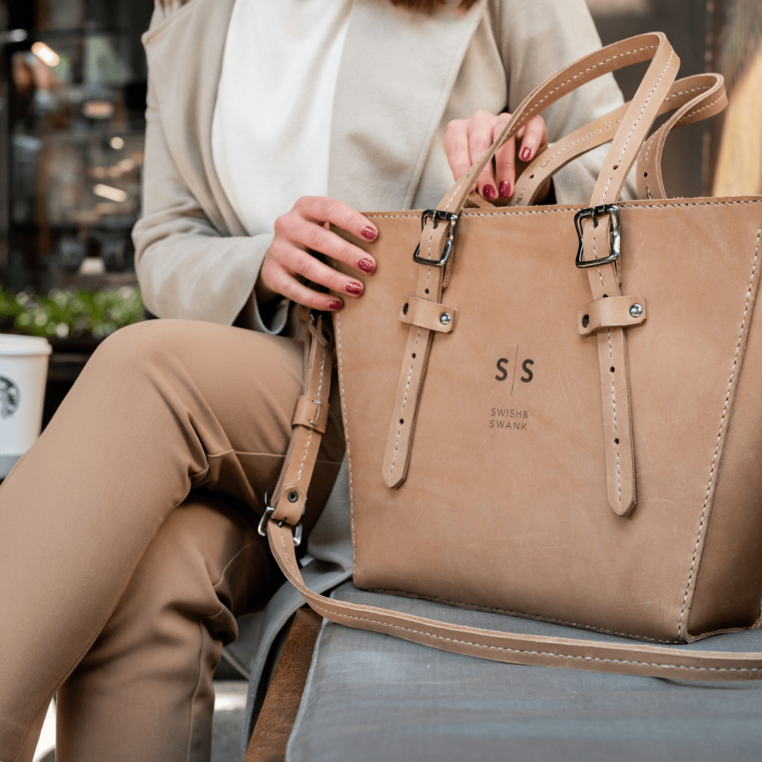 Premium Naomi Leather Handbag 2.1 - SWISH AND SWANK INTERNATIONAL