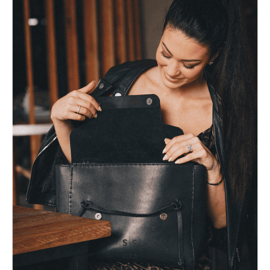 Rebekah Genuine Leather Handbag - SWISH AND SWANK INTERNATIONAL