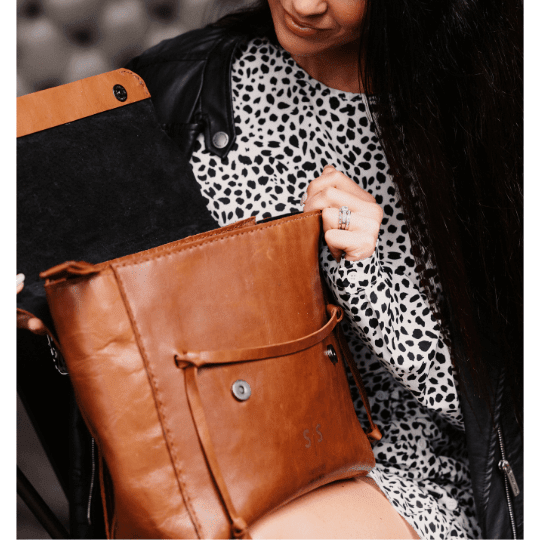 Rebekah Genuine Leather Handbag - SWISH AND SWANK INTERNATIONAL
