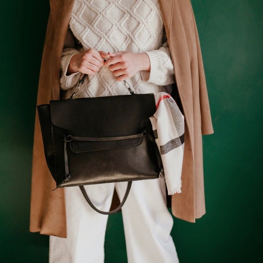 Rebekah Genuine Leather Handbag - SWISH AND SWANK INTERNATIONAL