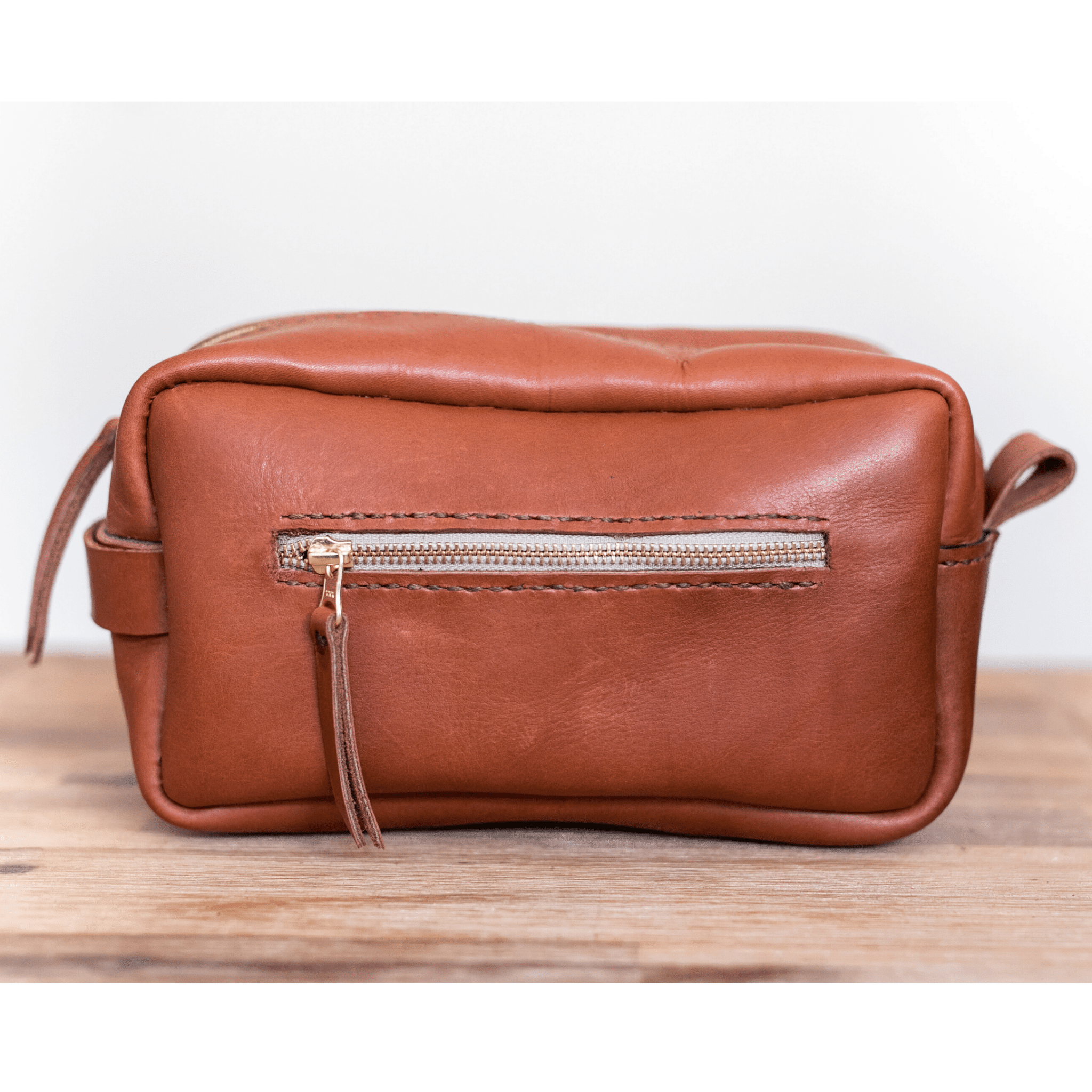 Unisex Genuine Leather Toiletry Bag - SWISH AND SWANK INTERNATIONAL